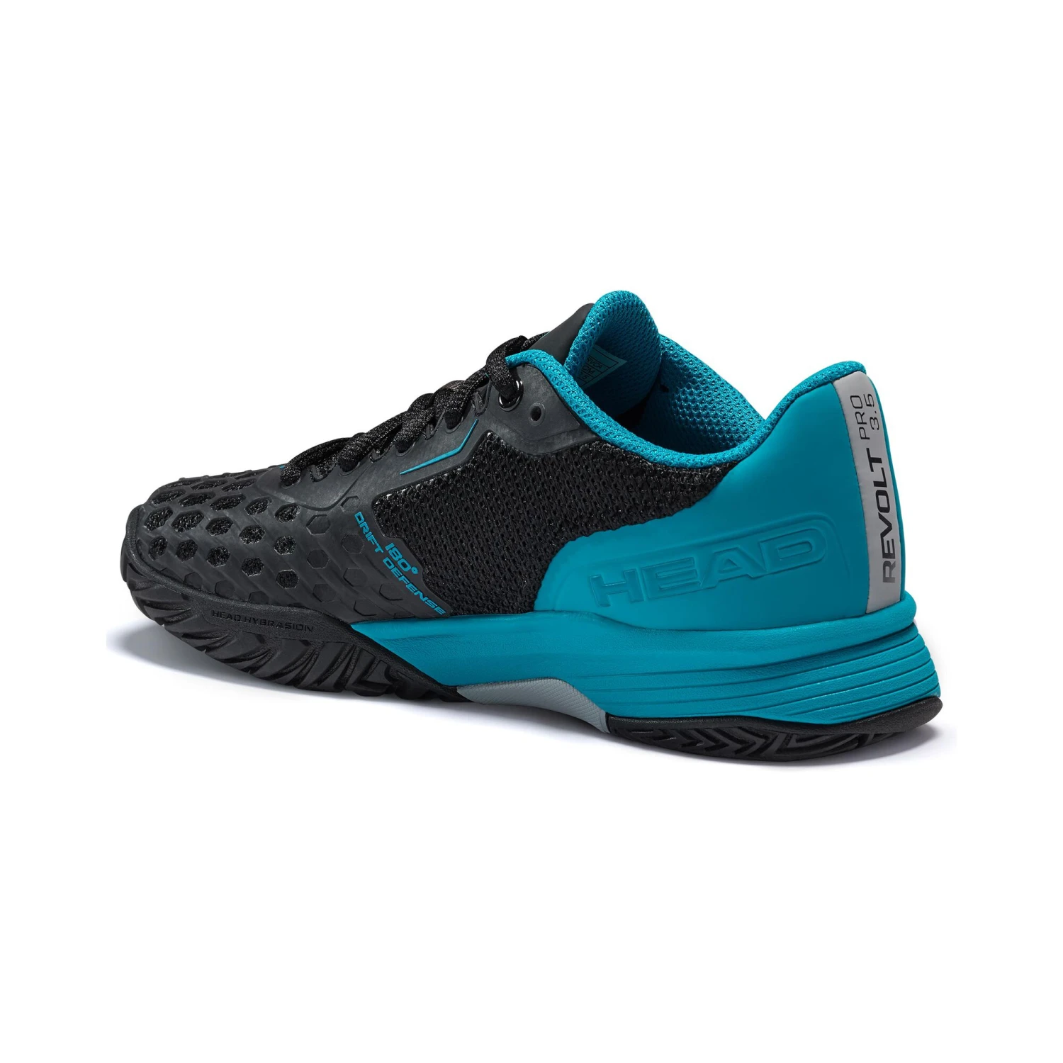 Head Revolt Pro 3.5 All Court Shoe Kids - Black, Turquoise 7 Head Revolt Pro 3.5 All Court Shoe Kids - Black, Turquoise - Image 7