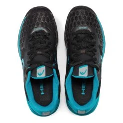 Head Revolt Pro 3.5 All Court Shoe Kids - Black, Turquoise 10 Head Revolt Pro 3.5 All Court Shoe Kids - Black, Turquoise -Head 01800000 0 4