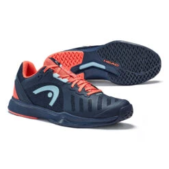 Head Sprint Team 3.0 2021 All Court Shoe Women - Dark Blue, Coral -Head 01808000 11