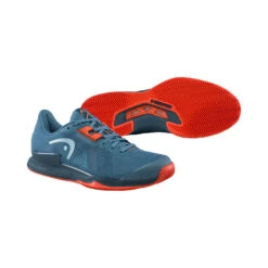Head Sprint Pro 3.5 Clay Court Shoe Men - Blue, Orange 9 Head Sprint Pro 3.5 Clay Court Shoe Men - Blue, Orange -Head 01828000 0 8