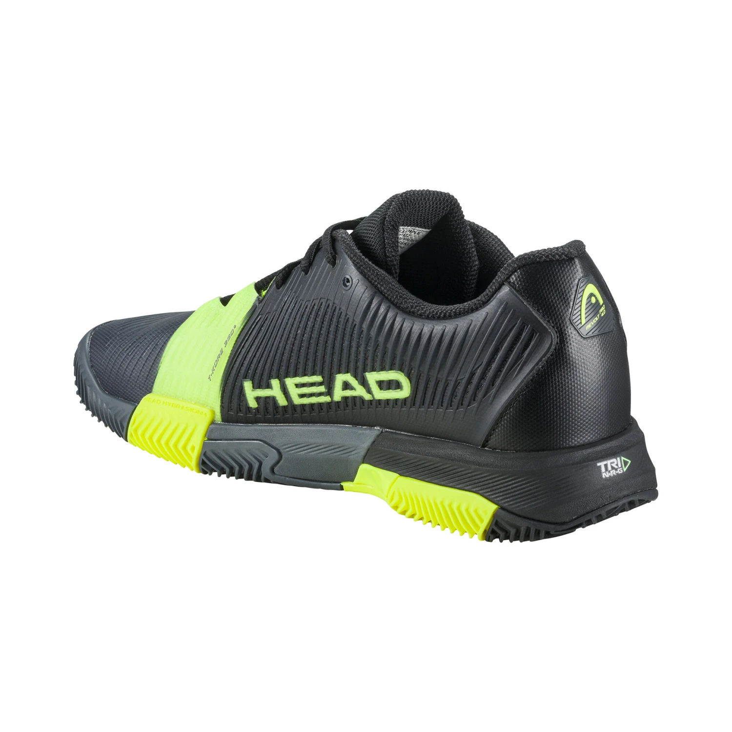 Head Revolt Pro 4.0 Clay Court Shoe Men - Black, Yellow 2 Head Revolt Pro 4.0 Clay Court Shoe Men - Black, Yellow - Image 2