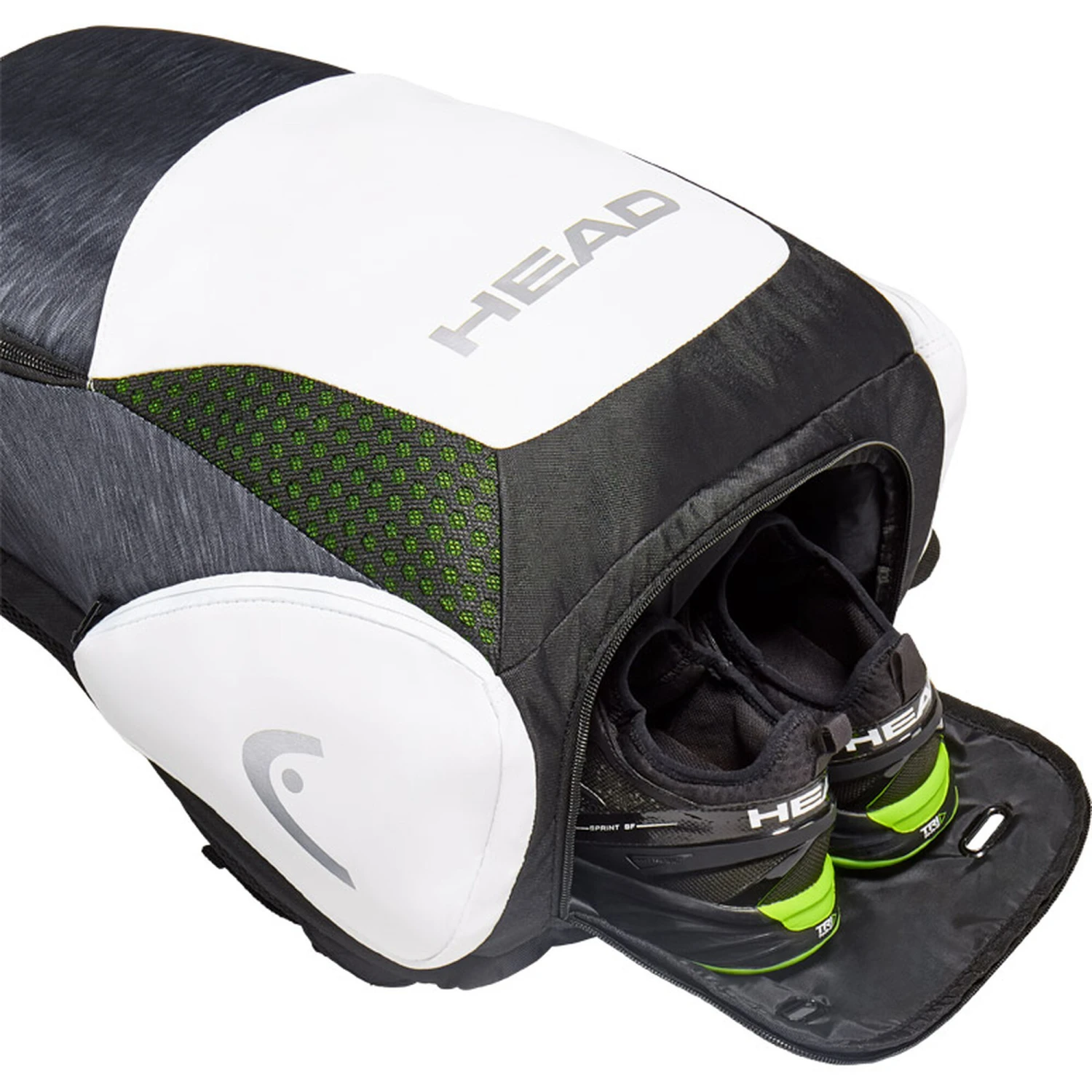 Head Djokovic Backpack - White, Black 2 Head Djokovic Backpack - White, Black - Image 2