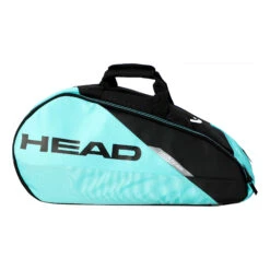 Head Tour Team Padel Monstercombi Padel Racket Bag - Black, Turquoise