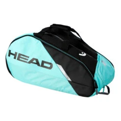 Head Tour Team Padel Monstercombi Padel Racket Bag - Black, Turquoise -Head 0238300000 0 1