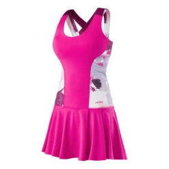 Head Vision Graphic Dress Girls - Pink, White