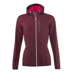 Head Vision Light Training Jacket Women - Dark Red, Silver -Head 06008000 000