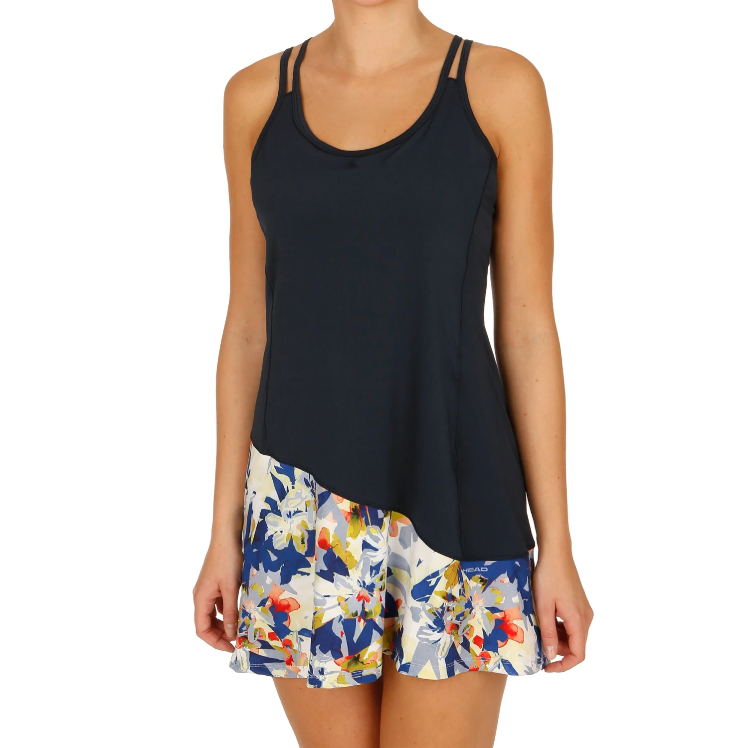 Head Vision Graphic Dress Women - Dark Blue, White 1 Head Vision Graphic Dress Women - Dark Blue, White