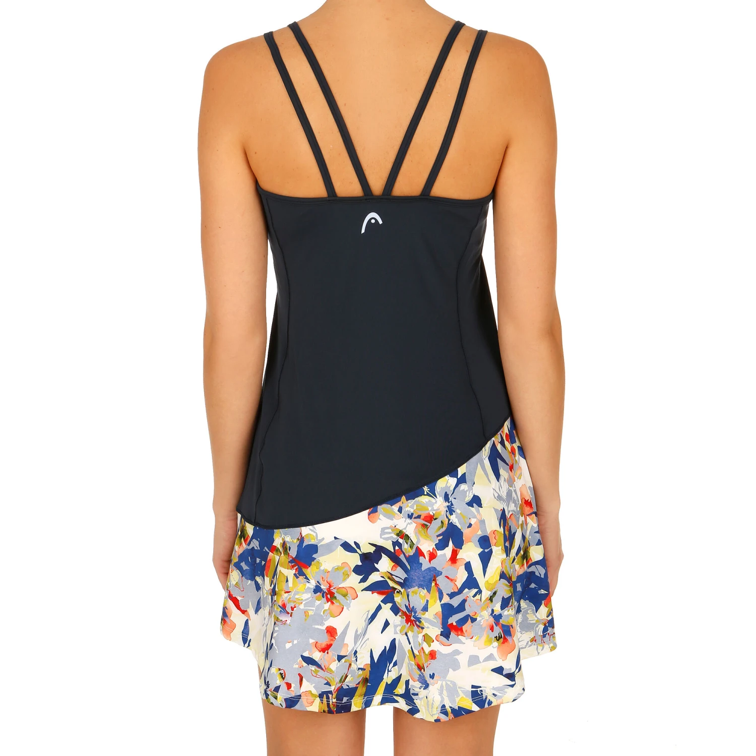 Head Vision Graphic Dress Women - Dark Blue, White 2 Head Vision Graphic Dress Women - Dark Blue, White - Image 2