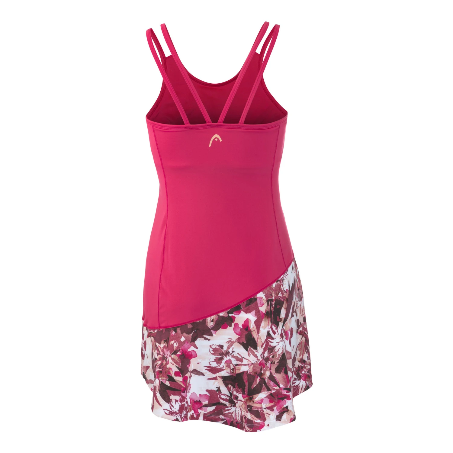 Head Vision Graphic Dress Women - Coral, White 9 Head Vision Graphic Dress Women - Coral, White - Image 9