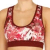 Head Vision Graphic Sports Bras Women - Coral, Dark Red