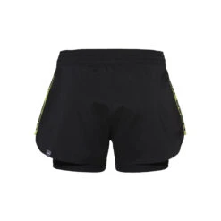 Head Advantage Shorts Women - Black, Lime -Head 06371000 0 2