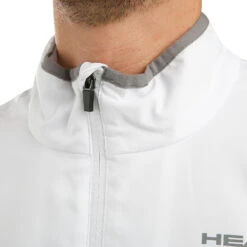 Head Club Training Jacket Men - White, Silver -Head 06424000 32