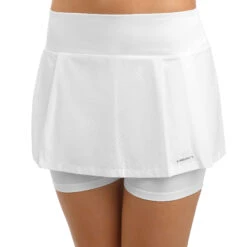 Head Performance Skirt Women - White, Silver