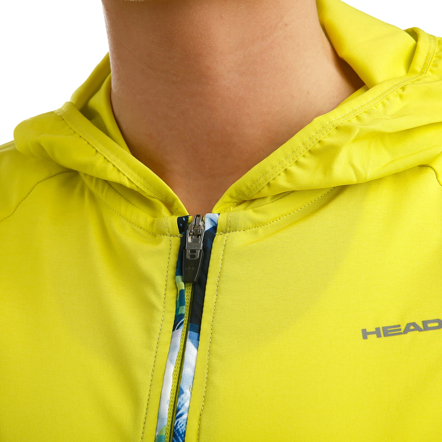 Head Baseline Full-Zip Training Jacket Women - Lemon, Dark Blue 6 Head Baseline Full-Zip Training Jacket Women - Lemon, Dark Blue - Image 6