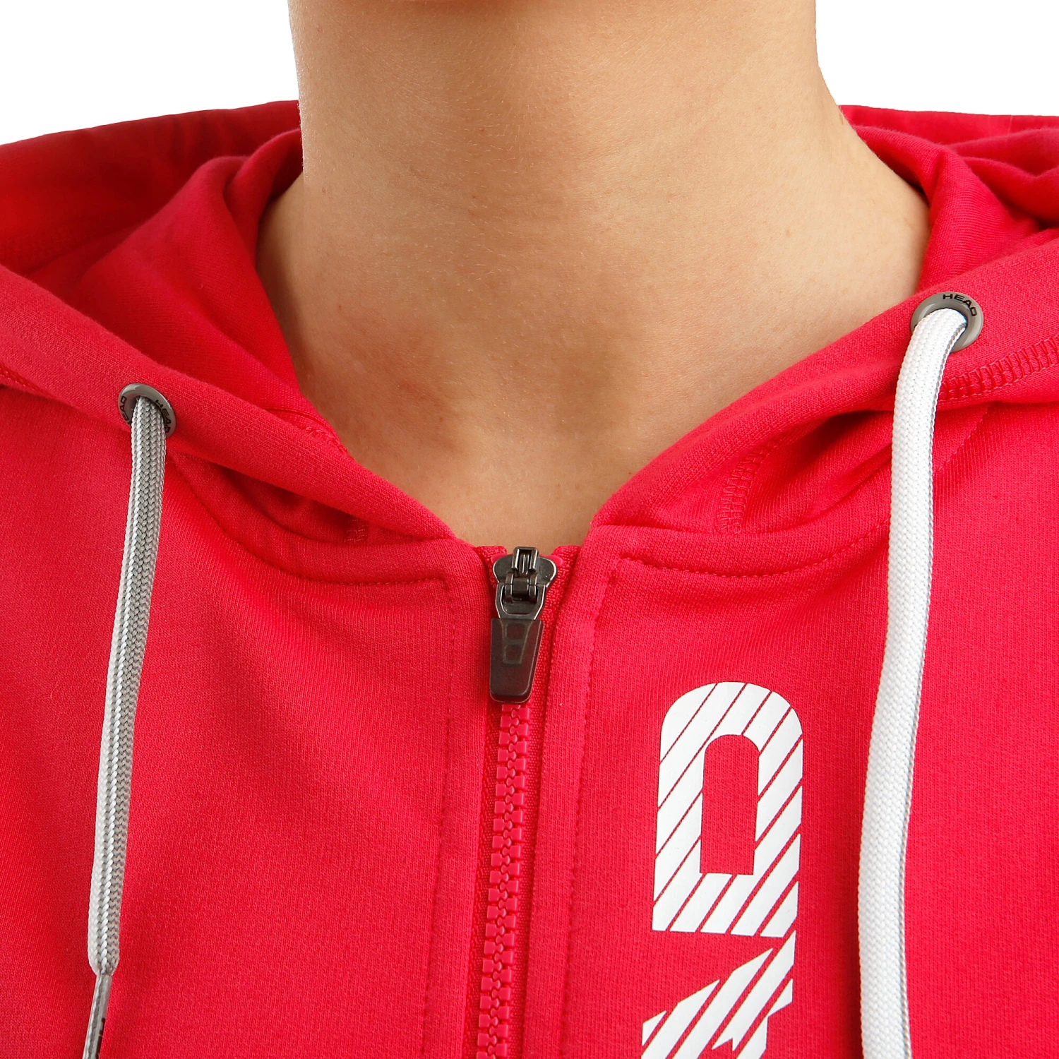 Head Club Greta Zip Hoodie Women - Pink, White 6 Head Club Greta Zip Hoodie Women - Pink, White - Image 6