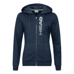 Head Club Greta Zip Hoodie Women - Dark Blue, White -Head 06566000 000
