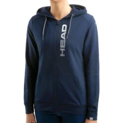 Head Club Greta Zip Hoodie Women - Dark Blue, White