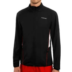 Head Club Training Jacket Men - Black, Red