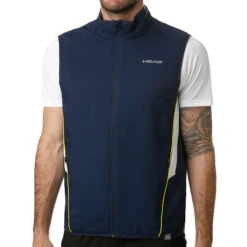 Head Club Vest Men - Dark Blue, White