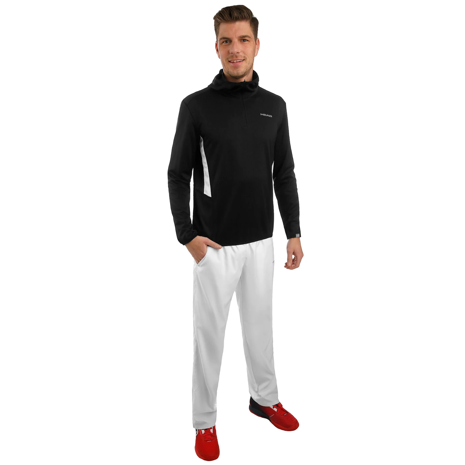 Head Club Tech Hoody Men - Black, White 3 Head Club Tech Hoody Men - Black, White - Image 3