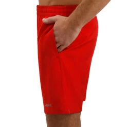 Head Club 7in Shorts Men - Red, Silver -Head 06607000 21