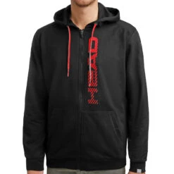 Head Club Fynn Zip Hoodie Men - Black, Red