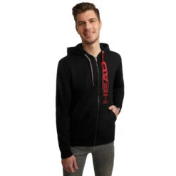 Head Club Fynn Zip Hoodie Men - Black, Red -Head 06637000 24