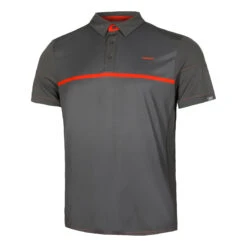 Head Radical Polo Special Edition Men - Dark Grey, Lightred