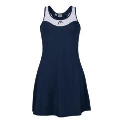 Head Diana Dress Women - Dark Blue, White