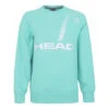 Head Rally Sweatshirt Women - Mint, White