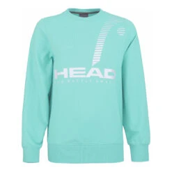 Head Rally Sweatshirt Women - Mint, White