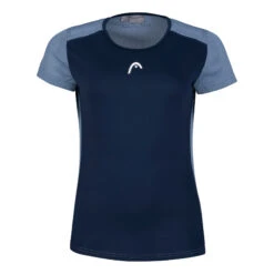 Head Sammy T-Shirt Girls - Dark Blue
