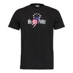 Head WAP Star Padel T-Shirt Men - Black