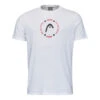 Head Button Padel T-Shirt Men - White