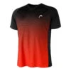Head Topspin T-Shirt Men - Black, Orange