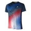 Head Topspin T-Shirt Men - Blue, Multicoloured