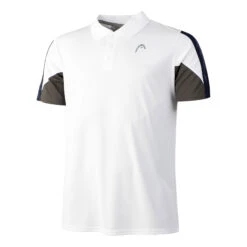 Head Club 22 Tech Polo Men - White, Blue
