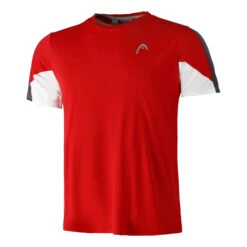 Head Club 22 Tech T-Shirt Men - Red, White