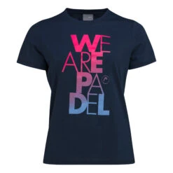 Head Wap Bold T-Shirt Women - Dark Blue, Pink